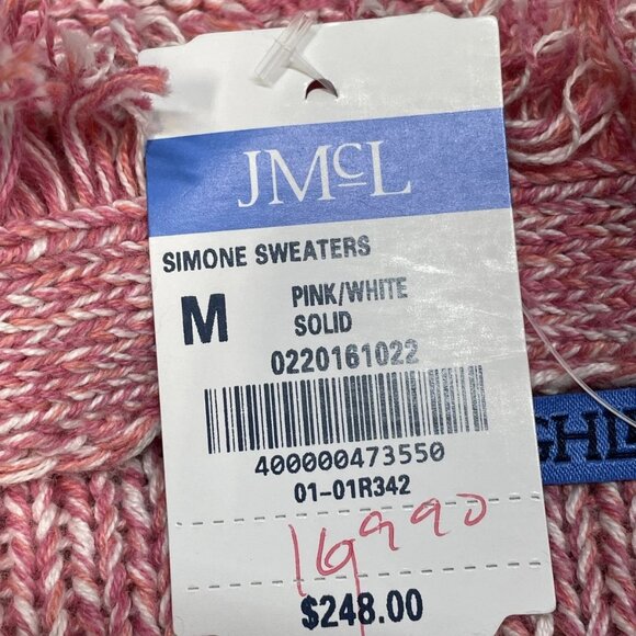 J.McLaughlin Women’s Simone Cardigan Jacket Size M Pink — Hook & Eye Closure - Picture 6 of 8